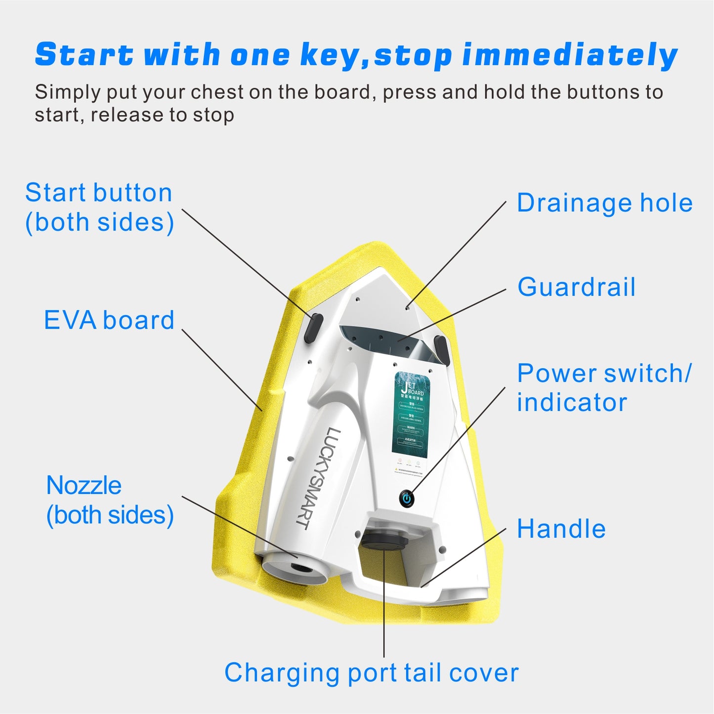 Electric Swimming Kickboard Scooter